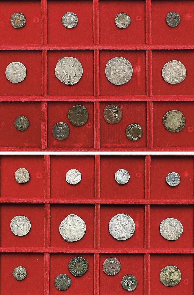 MANTOVA - XVI/XVII SECOLO. Lotto di quattordici monete.  - Auction Numismatics - I - Cambi Casa d'Aste