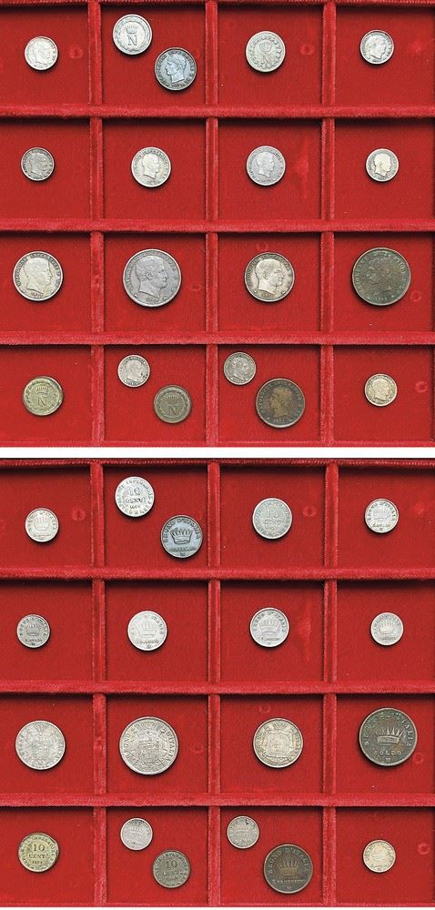 MILANO - NAPOLEONE I, 1805-1814. Lotto di diciannove monete.  - Asta Numismatica - I - Cambi Casa d'Aste