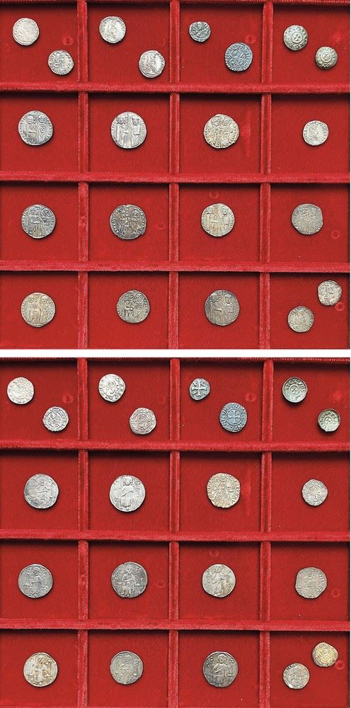 VENEZIA - XII/XIV SECOLO. Lotto di 21 monete.  - Auction Numismatics - I - Cambi Casa d'Aste