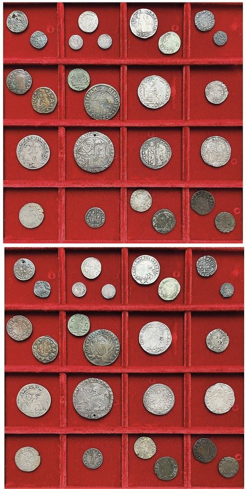 VENEZIA - XVI/XVIII SECOLO. Lotto di 25 monete.  - Auction Numismatics - I - Cambi Casa d'Aste