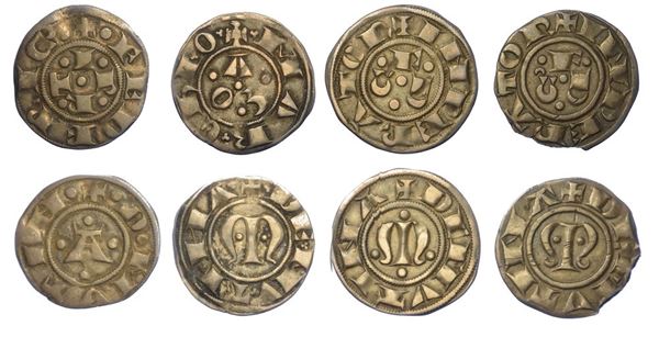 MODENA - XIII/XIV SECOLO. Lotto di quattro monete.