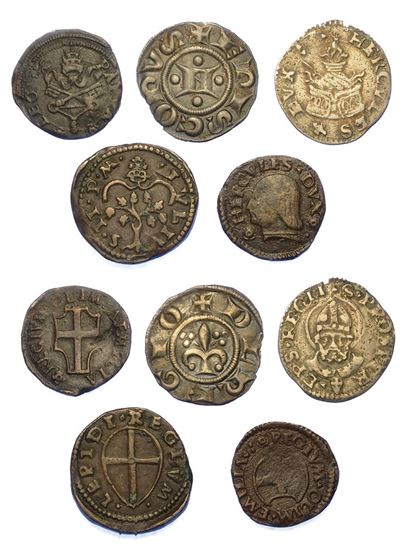 Reggio Emilia - XIII/XVI Secolo. Lotto di Cinque Monete.