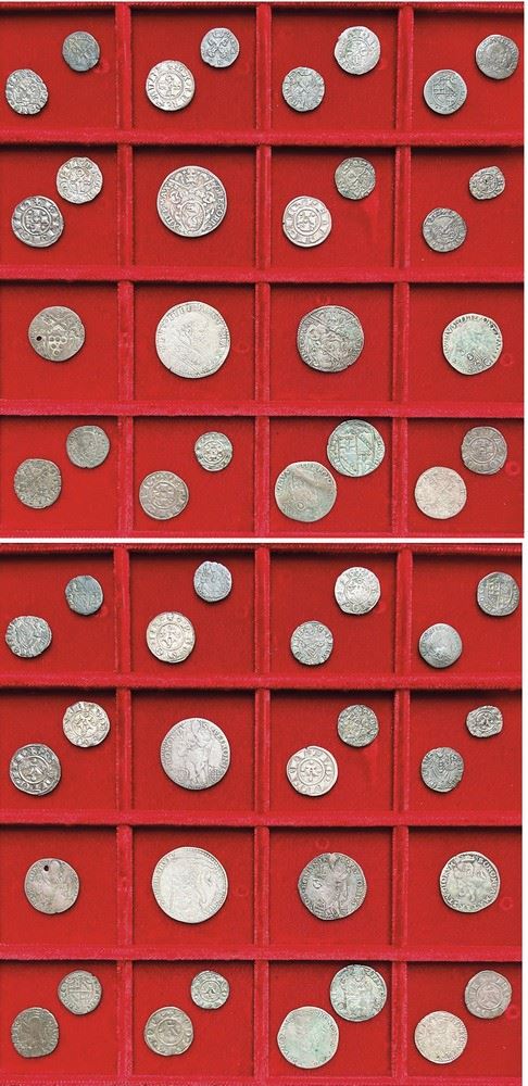 BOLOGNA - XII/XVI SECOLO. Lotto di 27 monete.  - Asta Numismatica - I - Cambi Casa d'Aste