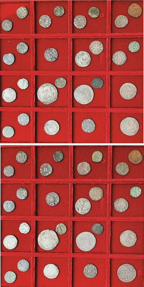 BOLOGNA - XII/XVI SECOLO. Lotto di 27 monete.  - Auction Numismatics - I - Cambi Casa d'Aste