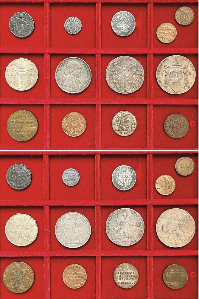BOLOGNA XVIII/XIX SECOLO. Lotto di tredici monete.  - Auction Numismatics - I - Cambi Casa d'Aste