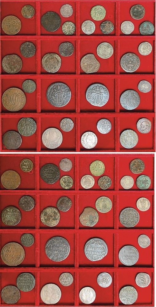 FERRARA - STATO PONTIFICIO. Lotto di 33 monete.