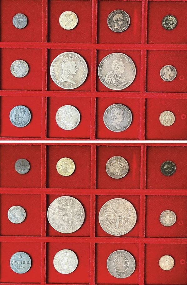 FIRENZE - LORENA. Lotto di dodici monete.