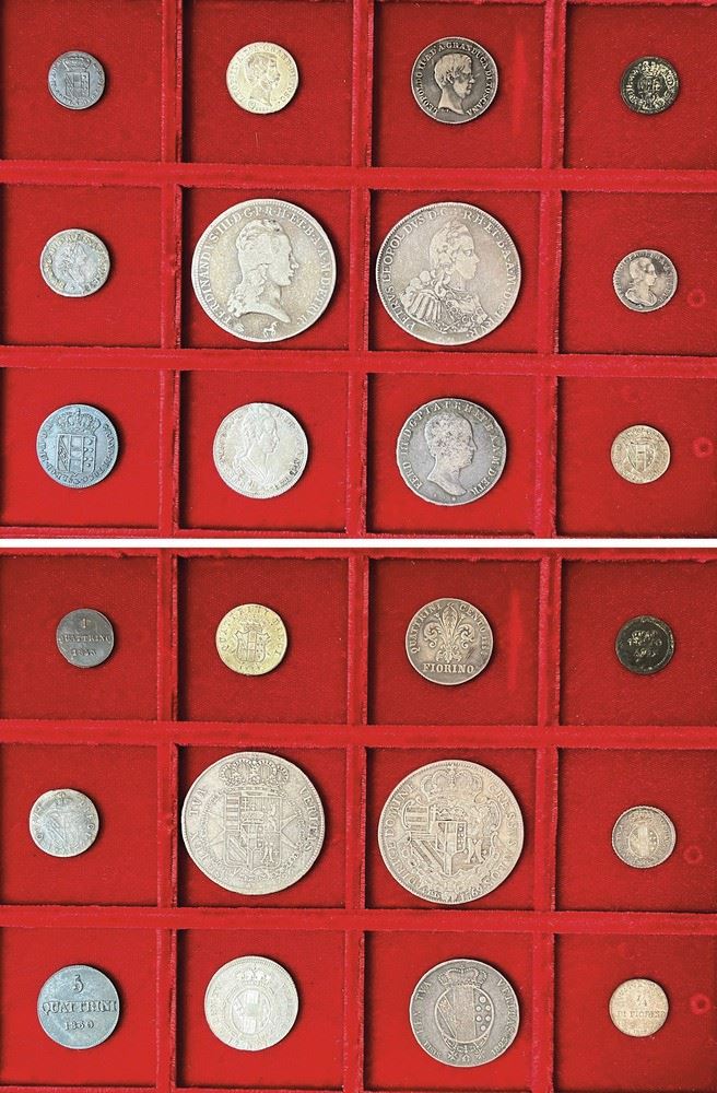FIRENZE - LORENA. Lotto di dodici monete.  - Asta Numismatica - I - Cambi Casa d'Aste
