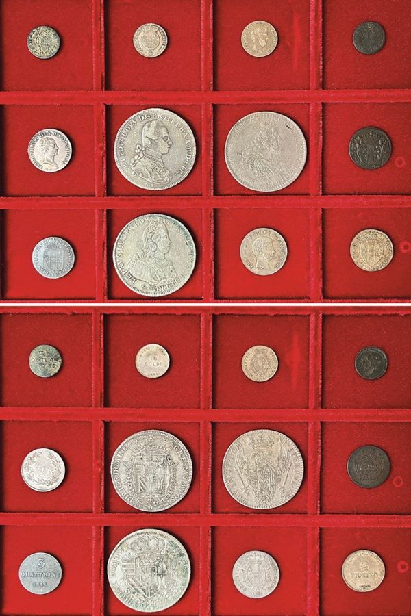 FIRENZE - LORENA. Lotto di dodici monete.