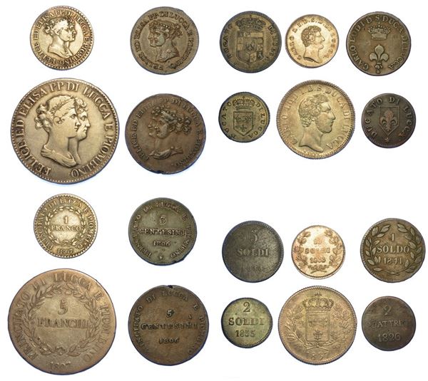 FIRENZE - BORBONE. Lotto di tre monete.