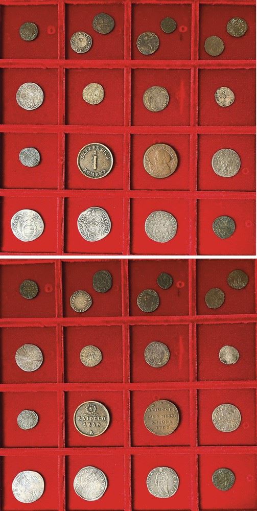 ANCONA - STATO PONTIFICIO. Lotto di diciannove monete.  - Auction Numismatics - I - Cambi Casa d'Aste
