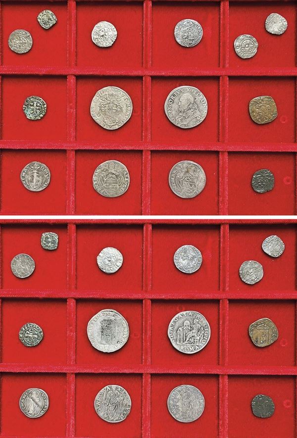 ROMA - XIII/XVI SECOLO. Lotto di quattordici monete.