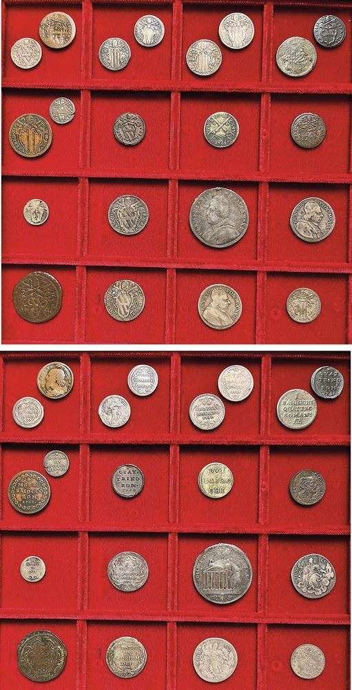 ROMA - XVIII SECOLO. Lotto di 21 monete.