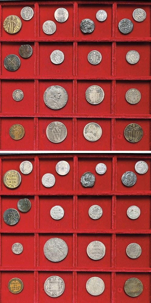 ROMA - XVIII SECOLO. Lotto di 21 monete.