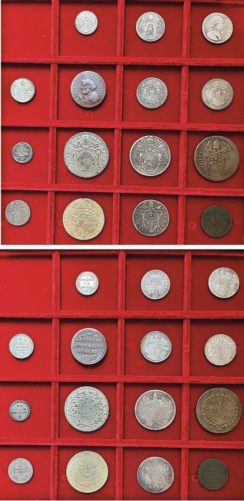 ROMA - XVIII SECOLO. Lotto di quindici monete.  - Auction Numismatics - I - Cambi Casa d'Aste