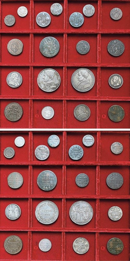 ROMA - XIX SECOLO. Lotto di diciannove monete.  - Auction Numismatics - I - Cambi Casa d'Aste