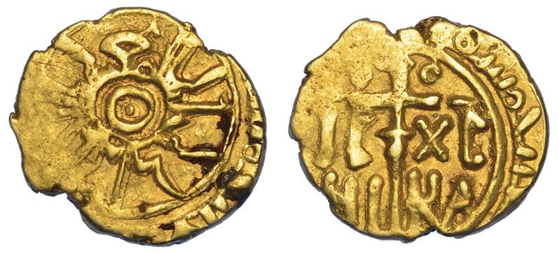 MESSINA. GUGLIELMO I, 1154-1166. Tarì, anno 1154.  - Auction Numismatics - I - Cambi Casa d'Aste