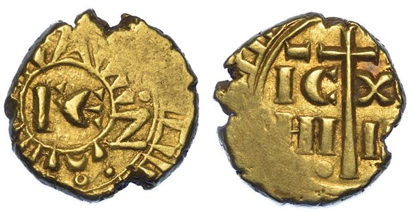 MESSINA. FEDERICO II, 1197-1250. Multiplo di Tarì.