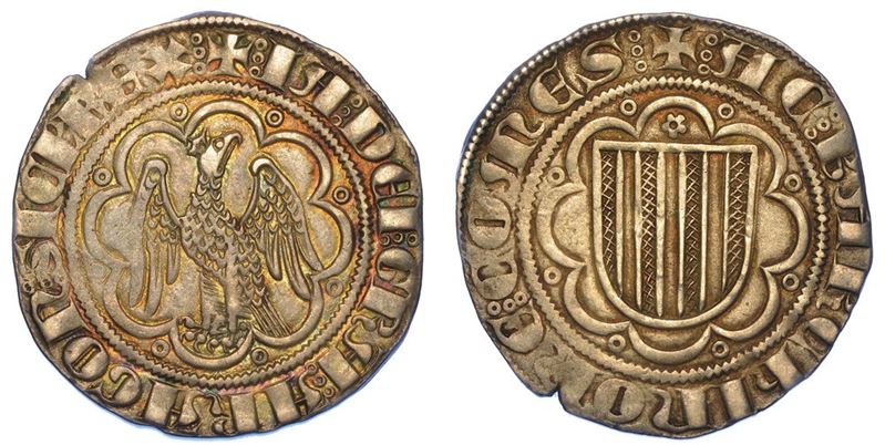 MESSINA. GIACOMO II D'ARAGONA, 1285-1296. Pierreale.  - Asta Numismatica - I - Cambi Casa d'Aste