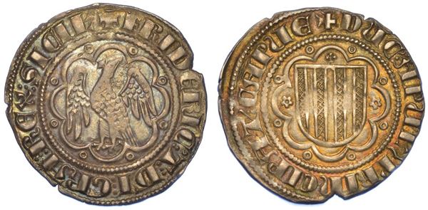 MESSINA. FEDERICO III D'ARAGONA, 1296-1337. Pierreale.