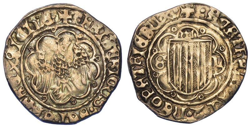 MESSINA. FEDERICO IV IL SEMPLICE, 1355-1377. Pierreale.  - Asta Numismatica - I - Cambi Casa d'Aste