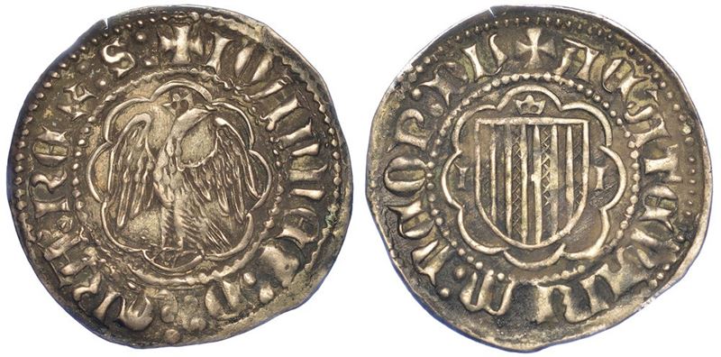 MESSINA. GIOVANNI D'ARAGONA, 1458-1479. Carlino.  - Asta Numismatica - I - Cambi Casa d'Aste