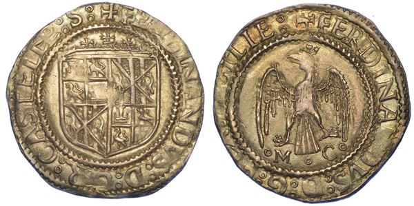 MESSINA. FERDINANDO D'ARAGONA, IL CATTOLICO, 1479-1516. Tarì.
