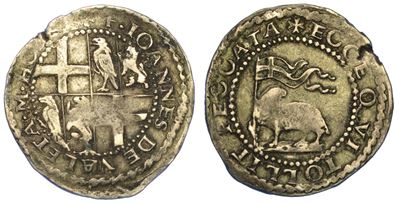 Malta. Jean De la Vallette, 1557-1568. Tarì.
