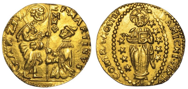 MALTA. MARTIN GARZES, 1595-1601. Zecchino.  - Auction Numismatics - I - Cambi Casa d'Aste