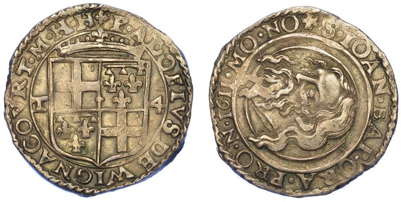 MALTA. FRA ALOF DE WIGNACOURT, 1601-1622. 4 Tarì 1611.  - Asta Numismatica - I - Cambi Casa d'Aste
