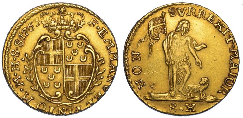 MALTA. EMANUELE PINTO, 1741-1773. 10 scudi 1763.  - Auction Numismatics - I - Cambi Casa d'Aste