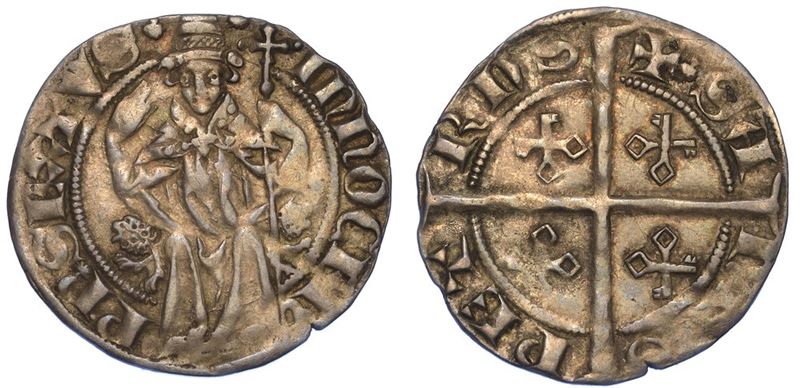 AVIGNONE. INNOCENZO VI, 1352-1362. Mezzo grosso.  - Asta Numismatica - I - Cambi Casa d'Aste