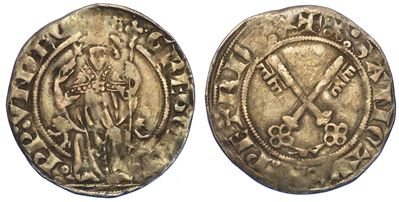 Avignone. Gregorio XI, 1370-1378. Grosso.