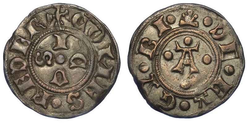 GUBBIO. FEDERICO II DI MONTEFELTRO, 1444-1482. Bolognino.  - Asta Numismatica - I - Cambi Casa d'Aste