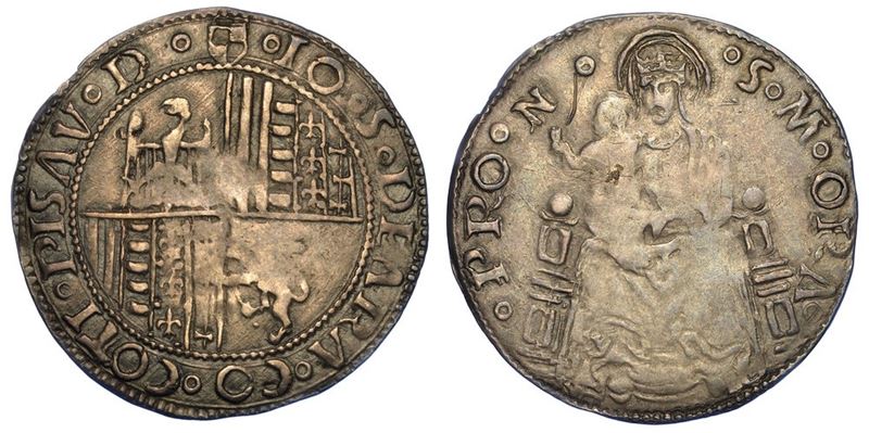 PESARO. GIOVANNI SFORZA, 1489-1510. Grosso.  - Asta Numismatica - I - Cambi Casa d'Aste