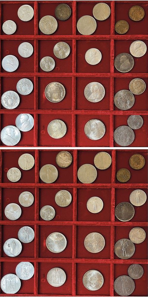 ROMA - PIO XII, 1939-1958. Lotto di 27 monete.