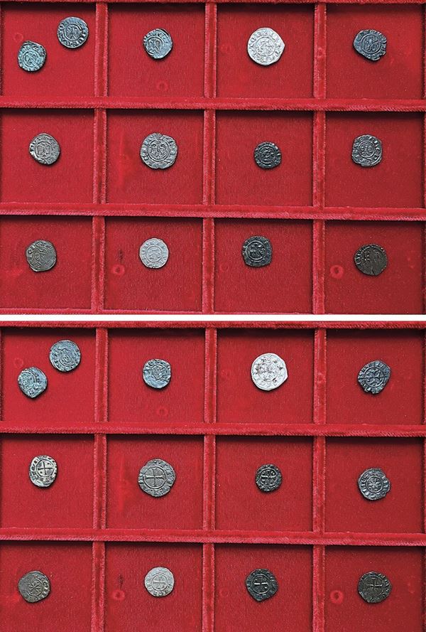 BRINDISI E MESSINA. Lotto di tredici monete.