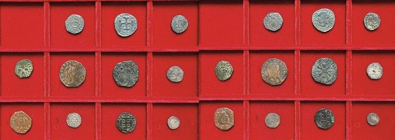 NAPOLI - FILIPPO II E FILIPPO III D'ASBURGO, 1556-1621. Lotto di undici monete.  - Asta Numismatica - I - Cambi Casa d'Aste