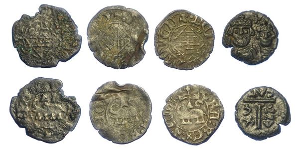 CATANIA. Lotto di quattro monete.