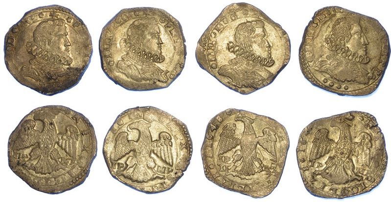 MESSINA - FILIPPO IV, 1621-1665. Lotto di quattro monete.  - Asta Numismatica - I - Cambi Casa d'Aste