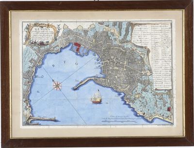 Gio Lorenzo Guidotti-giacomo Brusco Genova nel Solo Giro delle Sue Mura Vecchie con L'esposizione...
