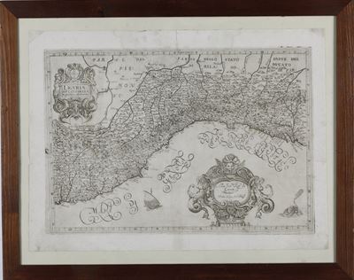 Giovanni Antonio Magini Liguria o Stato della Repubblica di Genova... Bologna, 1620 Circa.