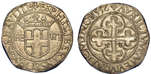 DUCATO DI SAVOIA. EMANUELE FILIBERTO DI SAVOIA, 1553-1580. 4 Grossi 1556.