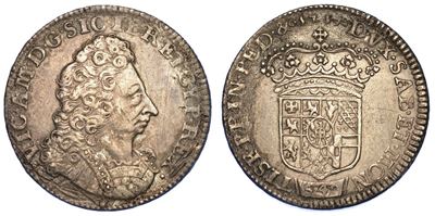 Regno di Sardegna. Vittorio Amedeo II di Savoia. il Primo Re Sabaudo,1675-1680 (III Periodo, Re d...