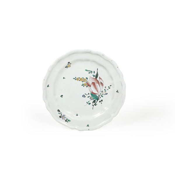 Piatto. Lombardia, probabilmente Milano, 1780 circa.