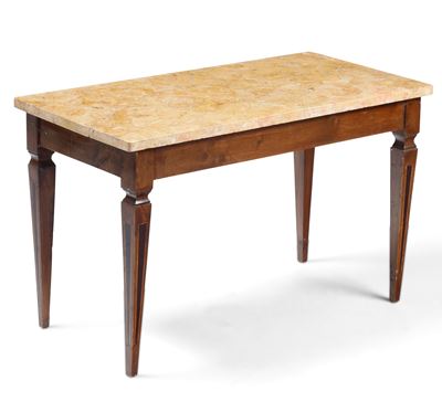 Comodino con Piano in Marmo