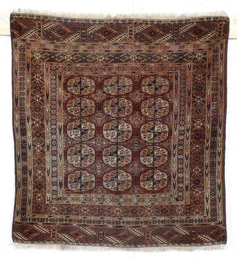 Tappeto Turkestan inizio XX secolo  - Auction Carpets - Cambi Casa d'Aste