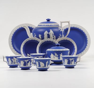 Parte di Servizio da Tè.inghilterra, Manifattura di Wedgwood, Inizi del XX Secolo.