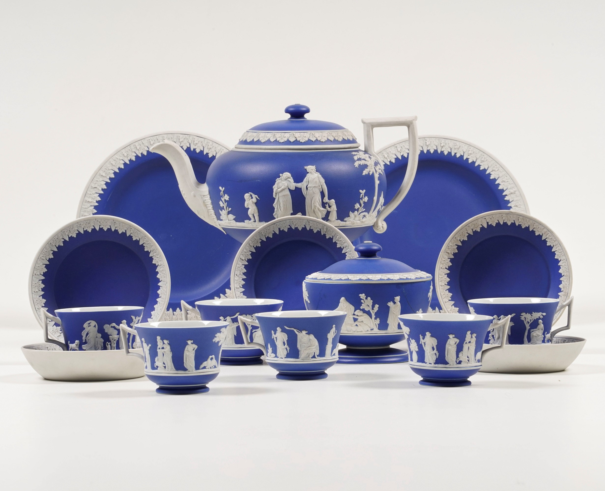 Parte di Servizio da Tè.inghilterra, Manifattura di Wedgwood, Inizi del XX Secolo.