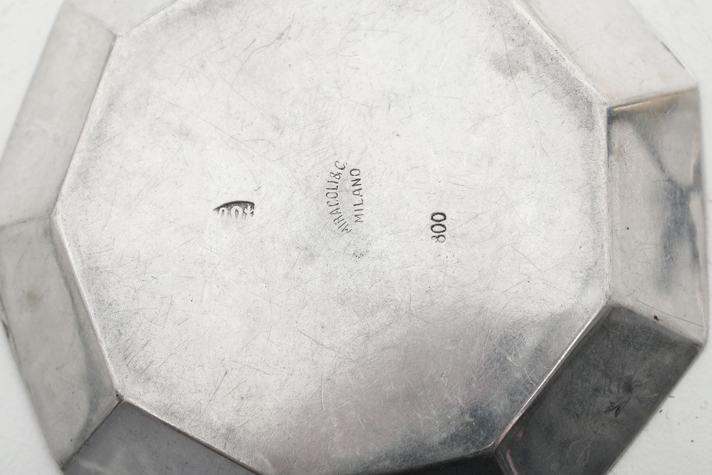 Lotto Misto di Oggetti in Argento e Metallo